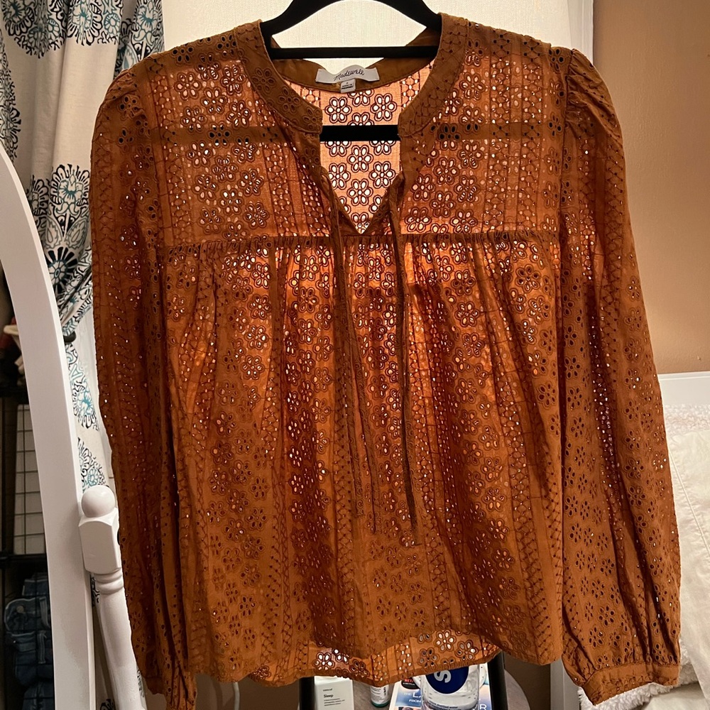 MADEWELL lace blouse